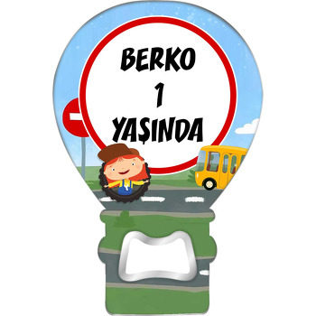Doktor Mac Wheelie Temalı Balon Magnet Açacak
