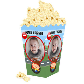 Doktor Mac Wheelie Temalı Popcorn Kutusu