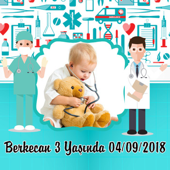 Doktor Temalı    Kare Parti Afiş
