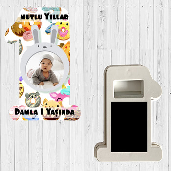 Donut Temalı Doğum Günü Magnet Açacak