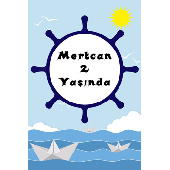 Dümen Temalı Doğum Günü Afiş