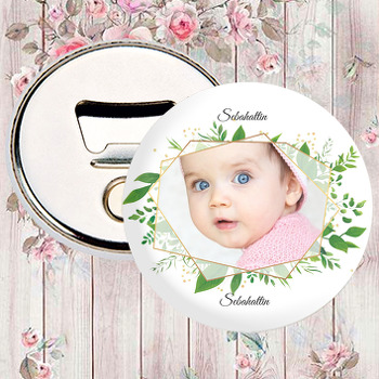Egzotik Yapraklar Temalı Fotoğraflı Magnet Açacak