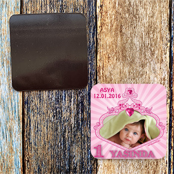 Elmas Çerçeve Temalı  Magnet