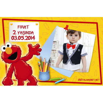 Elmo Temalı Magnet