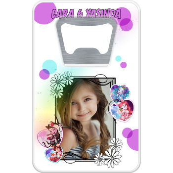 Enchantimals Temalı Dikdörtgen Magnet Açacak