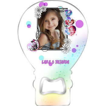 Enchantimals Temalı Resimli Balon Magnet Açacak