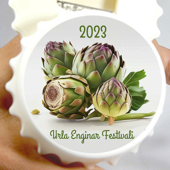 Urla Enginar Festivalı Temalı Kapak Şekilli Magnet Açacak
