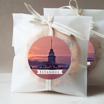 Erguvan İstanbul Şehirler Temalı Sticker