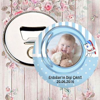Erkek Bebek İçin Diş Buğdayı Magnet Açacak