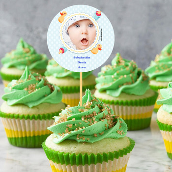 Erkek Bebek İçin Hoşgeldin Bebek Kürdan Süs