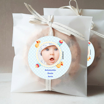 Erkek Bebek İçin Hoşgeldin Bebek Sticker