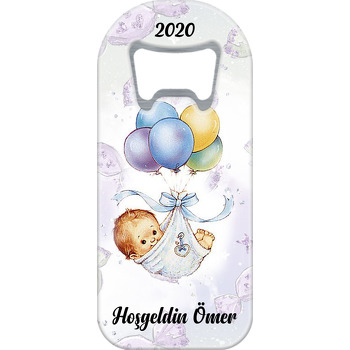 Erkek Bebek Temalı Uzun Magnet Açacak