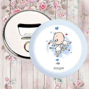Erkek Eros Bebek Temalı Magnet Açacak