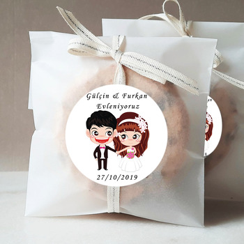 Evlilik Temalı Sticker