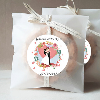 Evlilik Temalı Sticker