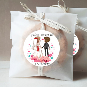 Evlilik Temalı Sticker