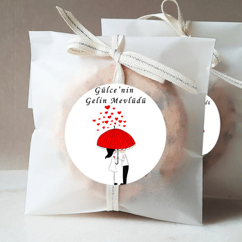 Evlilik ve Nişan Temalı Sticker