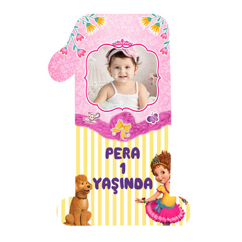Fancy Nancy Clancy Temalı Doğum Günü Magnet