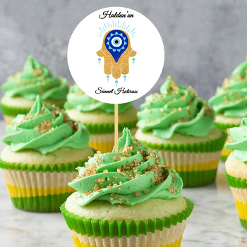 Fatmanın Eli ile Nazar Boncuğu ve Sünnet Temalı Parti Kürdan Süs