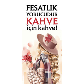 Fesatlık Yorucudur Temalı Hediyelik Kart