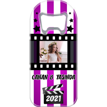 Film Karesi Mor Çizgili Fon Temalı Uzun Magnet Açacak