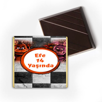 Five Nights At Freddys Temalı Çikolata Sargısı
