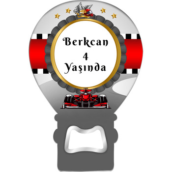 Formula 1 Temalı Balon Magnet Açacak