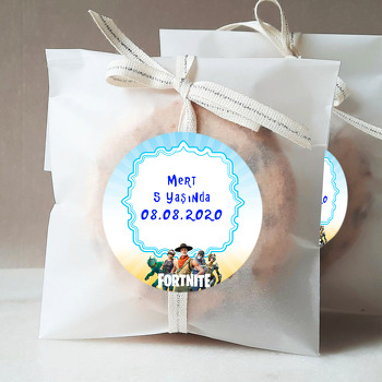 Fortnite Temalı Parti Sticker