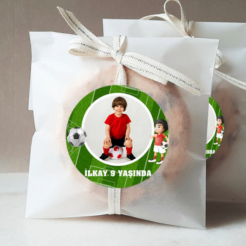 Futbol Sahası Temalı Resimli Sticker