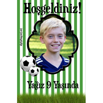 Futbol Temalı Afiş