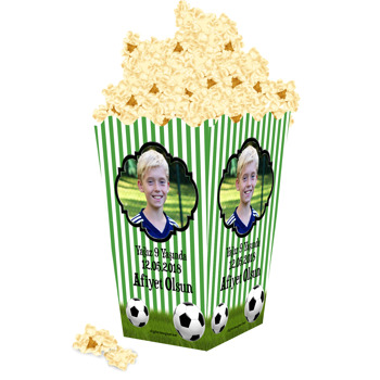 Futbol Temalı Popcorn Kutusu