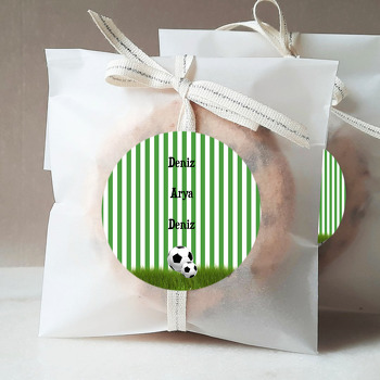 Futbol Temalı Sticker Etiket