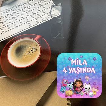 Gabbynin Hayal Evi Temalı Bardak Altlığı