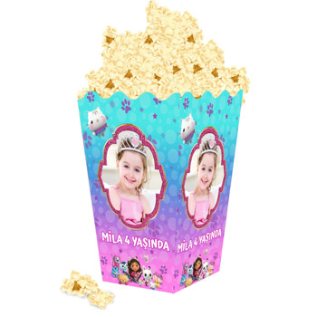 Gabbynin Hayal Evi Temalı Popcorn Kutusu
