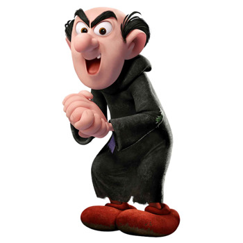 Gargamel Temalı Masa Önü Ayaklı Dekor