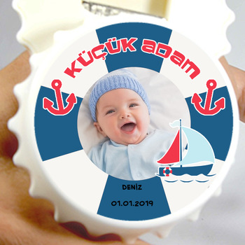 Gemili Kapak Şekilli Magnet Açacak 2