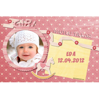 Girl Yazılı Magnet