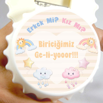 Gökkuşağı ile Cinsiyet Partisi Temalı Kapak Şekilli Magnet Açacak