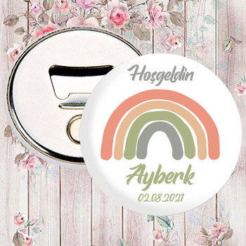 Gökkuşağı Natural Ton Temalı Magnet Açacak