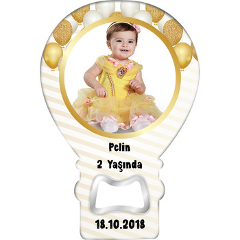 Gold Balon Temalı Balon Magnet Açacak