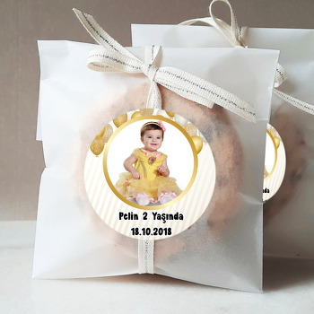 Gold Balon Temalı Resimli Sticker