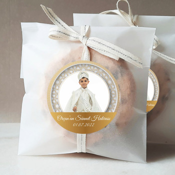 Gold Kündekari ile Sünnet Hatırası Temalı Sticker