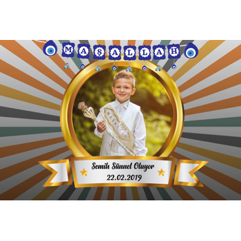 Gold Kurdeleli Sünnet Temalı Magnet