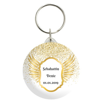 Gold Melek Temalı Anahtarlık