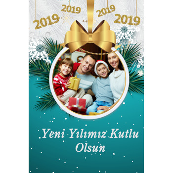 Gold Papyon Temalı Yeni Yıl Hatıra Afiş