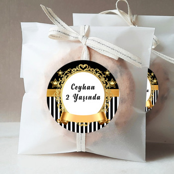 Gold Star Temalı Sticker