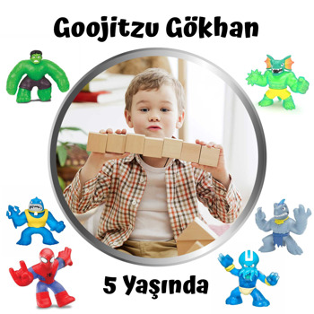 Goojitzu Temalı Kare Doğum Günü Parti Afiş