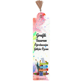 Grafik Tasarım Temalı Kitap Ayraç