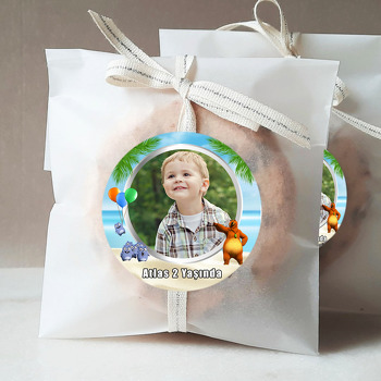 Grizzy & Lemming Temalı Resimli Parti Sticker