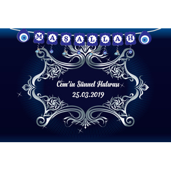 Gümüş Çerçeveli 2  Sünnet Temalı Magnet